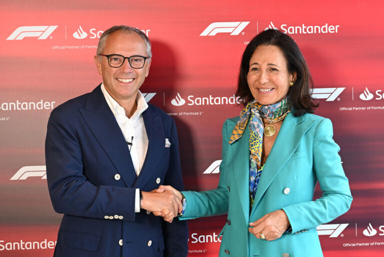 Ana Botin y Stefano Demenicali - Santander patrocinador F1