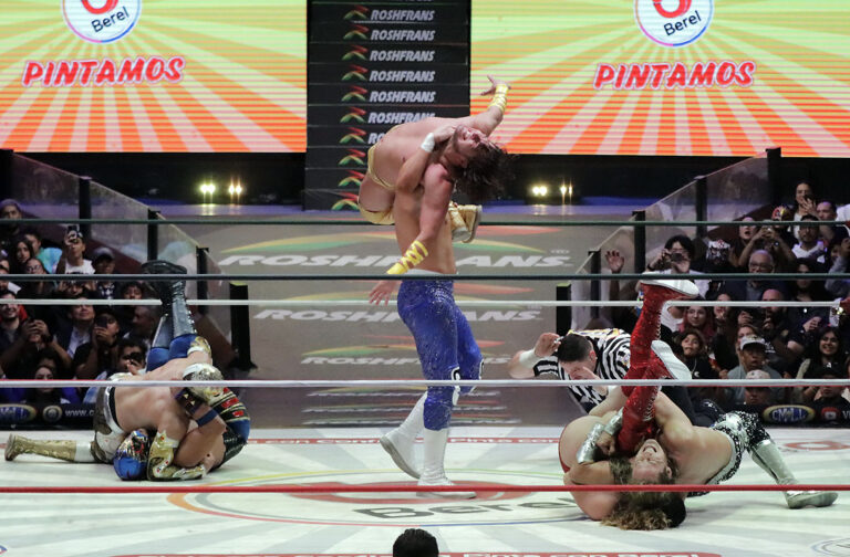 atlantis junior - mascara dorada y star junior vs hechicero - angel de oro y niebla roja (1)