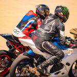 Amplio contingente de motos en la Central de Carreras.
