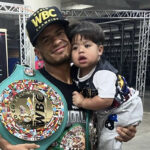 Cañizales recibe felicitaciones de parte del WBC.