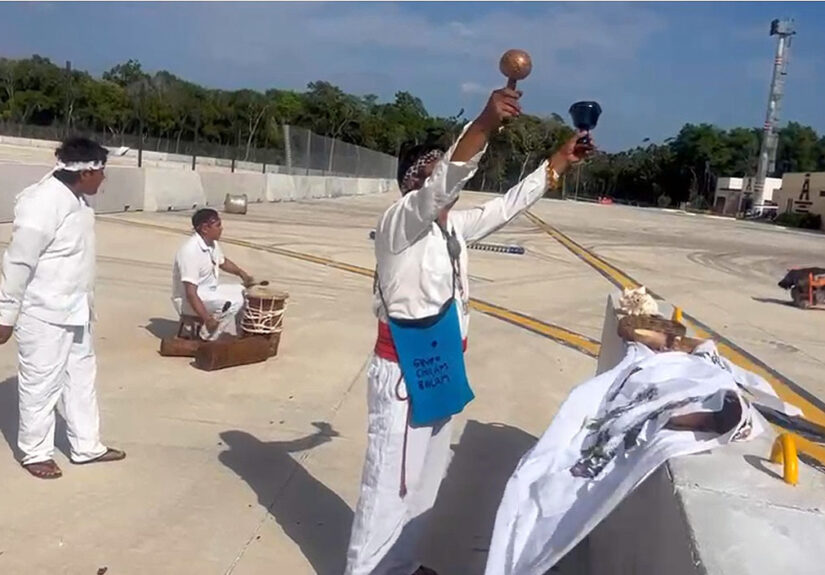 ceremonia prehispanica nascar mexico series (1)