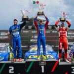 GARCIA-GUTIÉRREZ-VENCES PODIO NASCAR MÉXICO
