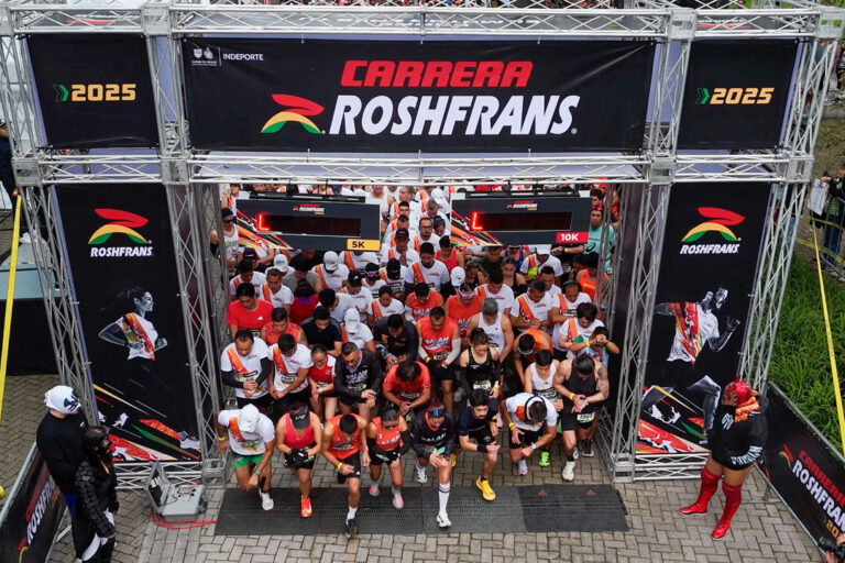 Carrera Roshfrans 2026 en el Bosque de Chapultepec.