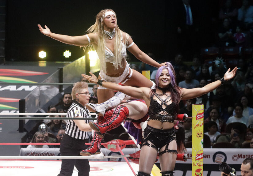 megan bayne y lena kross vs starlight kid y maika (1)